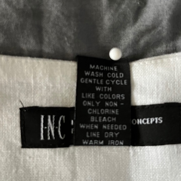 I.N.C. International Concepts Linen Skirt, Size 4 Petite - Picture 4 of 4